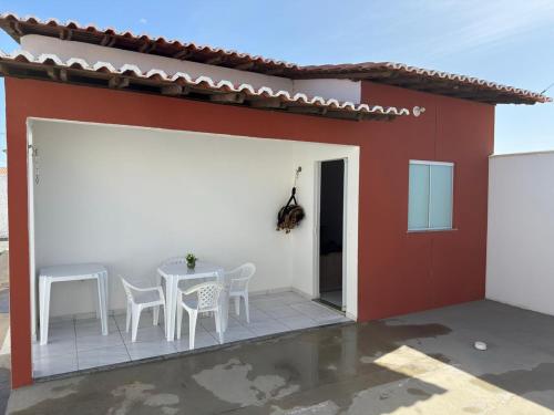 En terrasse eller udendørsområde på Casa em Barreirinhas