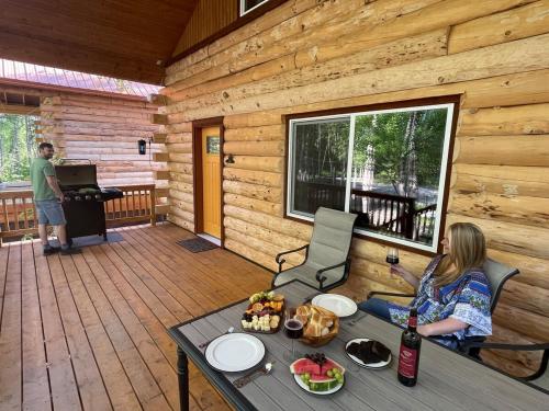 Jídlo v prázdninového domu nebo okolí