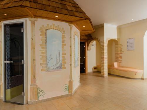 Ένα ή περισσότερα κρεβάτια σε δωμάτιο στο MobileHome auf dem Vital Camp Bayerbach