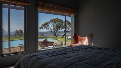 En eller flere senge i et værelse på Horizon Haven 10