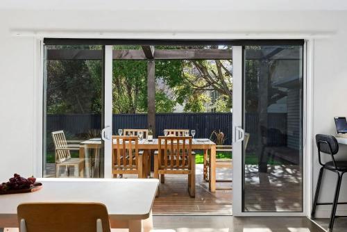 Balkón nebo terasa v ubytování Whakata on McBride