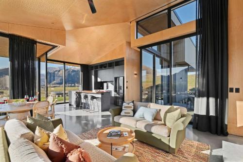 Posezení v ubytování Alpine Solitude