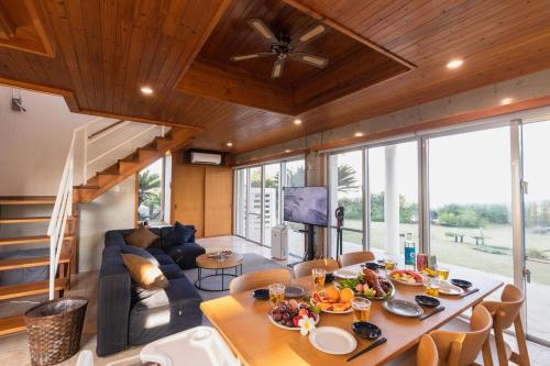 Jídlo v vily nebo okolí