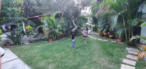 Zahrada ubytování Posada Sarita