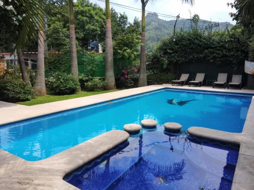 Bazén v ubytování Posada Sarita nebo v jeho okolí