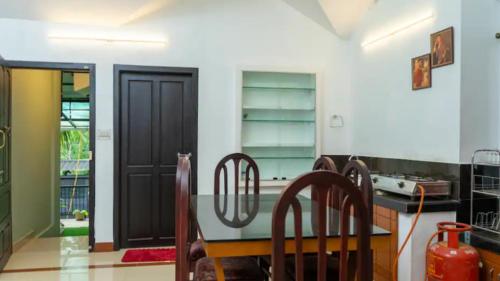 Kuchyň nebo kuchyňský kout v ubytování NEST nature homestay