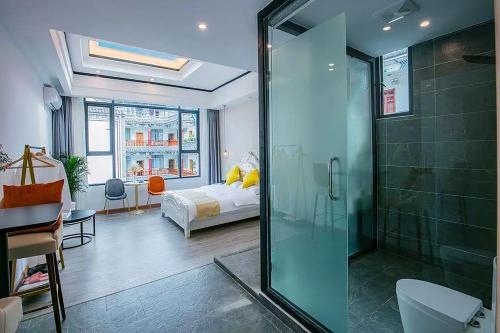 Et badeværelse på Dali Amy Boutique Inn