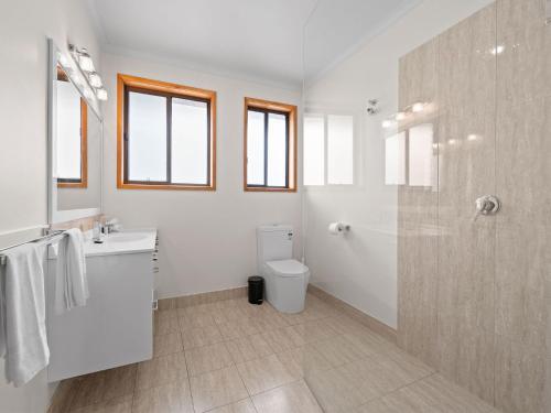 Koupelna v ubytování Beachfront