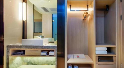 Un baño de Echarm Hotel Anshun High-speed Railway Station Jichang Road