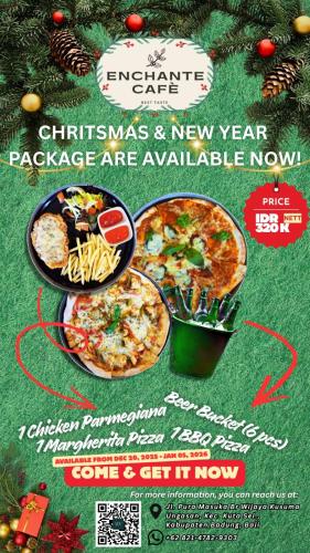 sono disponibili volantini per una sfida di Natale e Capodanno di Bali Residence Villa a Uluwatu