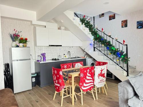 Een keuken of kitchenette bij Eco Cottage BaBi