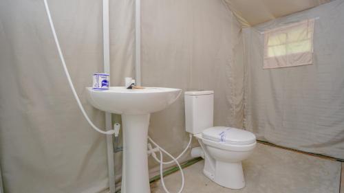 Ένα μπάνιο στο Glamping in the sky