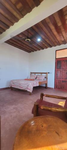 En eller flere senge i et værelse på Villa Katerina - Paje