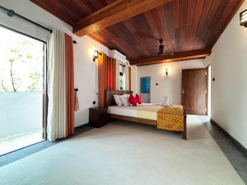 En eller flere senge i et værelse på The Stop