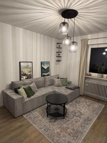 Posezení v ubytování Ferienwohnung Alpenblick