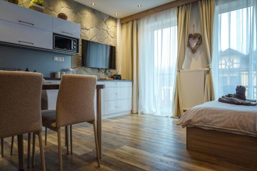 Η κουζίνα ή μικρή κουζίνα στο Apartmán Amelka Vysoké Tatry