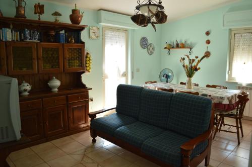 Χώρος καθιστικού στο casa ortensia