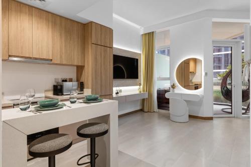 Stylish Missoni Studio With Direct Pool Access