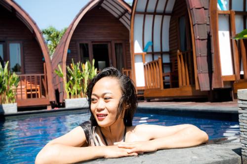 Πισίνα στο ή κοντά στο Little Coco Gili Trawangan Hotel