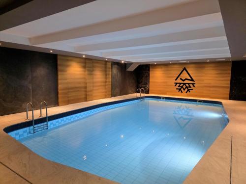 Bazén v ubytování Śnieżynka nebo v jeho okolí