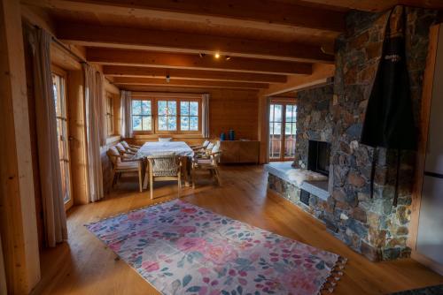 Ένα ή περισσότερα κρεβάτια σε δωμάτιο στο Mountain Lodge Stummerberg