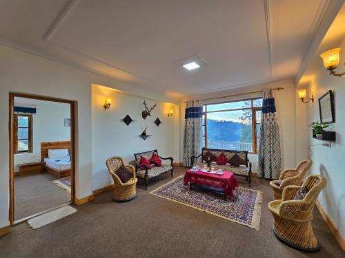 Χώρος καθιστικού στο Kufri Farms