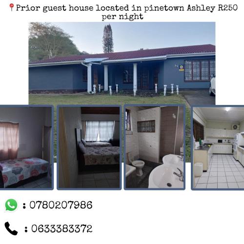 een collage van foto's van een huis bij Prior guest house in Pinetown