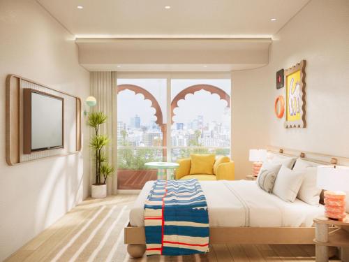 Un lugar para sentarse en Savvy by M Village Hai Ba Trung - Saigon Downtown