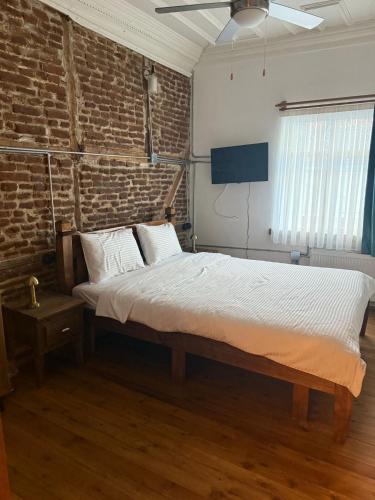 Postel nebo postele na pokoji v ubytování Nil Pansiyon