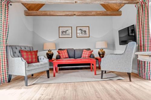 Posezení v ubytování Lüdersburger Strasse 19a