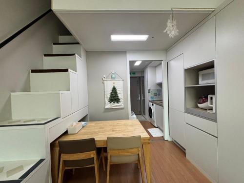 Køkken eller tekøkken på City Center Duplex Room