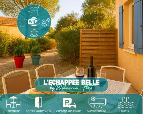 L’Échappée Belle, 4pers piscine à Calvisson