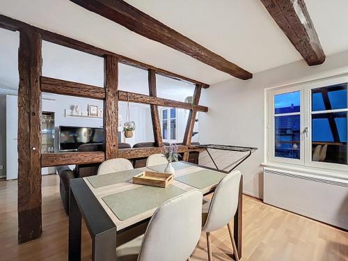 Гостиная зона в Cocon au cœur des vignes et de la vieille ville