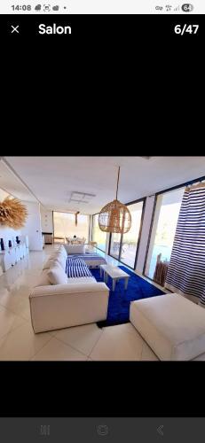 Χώρος καθιστικού στο Victoria secrets 5mn du Golf Essaouira