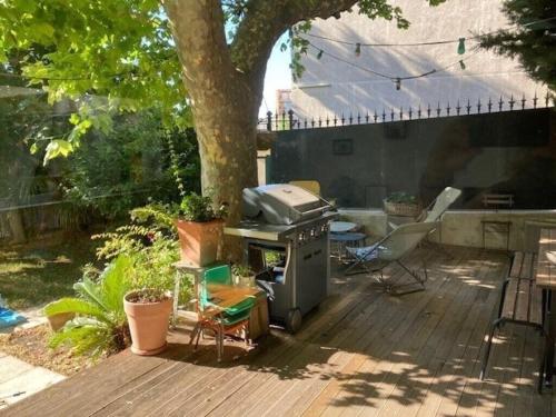 Townhouse with quiet garden