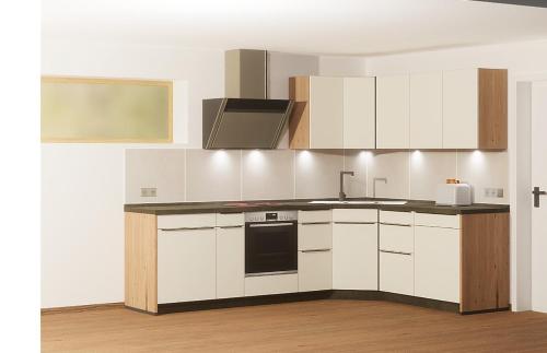 Kuchyň nebo kuchyňský kout v ubytování Ferienhaus Waldherr - Fewo 2 Pers