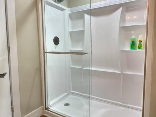 Koupelna v ubytování Peach City Suites