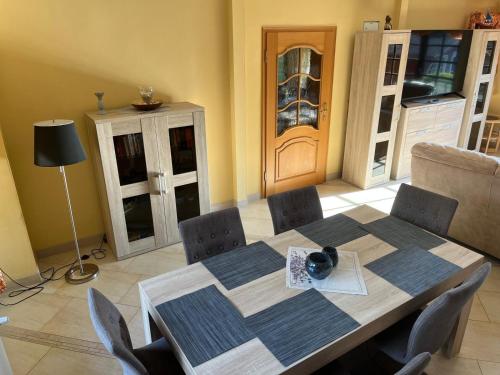 TV a/nebo společenská místnost v ubytování Landhaus Pauline