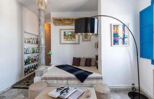 Μια τηλεόραση ή/και κέντρο ψυχαγωγίας στο Boundless Blue House - Best View Sidi Bou