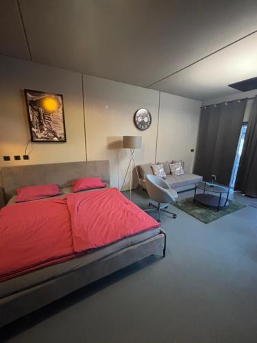 Postel nebo postele na pokoji v ubytování Weiskopf