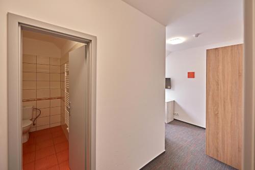 Koupelna v ubytování Benedikt Most