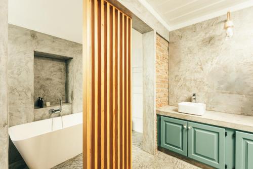 Ένα μπάνιο στο Pateiro da Silva Family Farmers