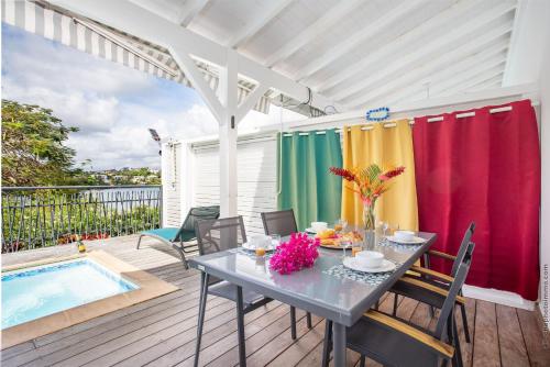 Μπαλκόνι ή βεράντα στο Résidence les 3 Mâts - Le Robert