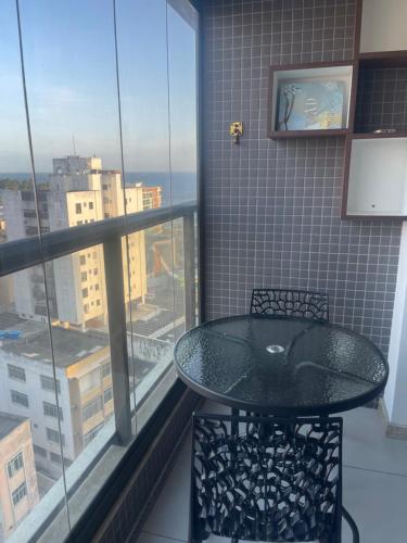 Een balkon of terras bij Espaço aconchegante