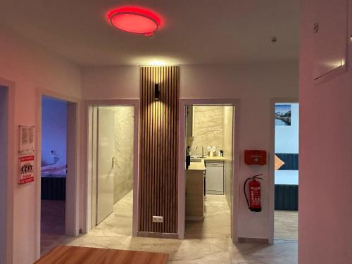 Ένα μπάνιο στο Ferienwohnung im Hamburger Straße 134