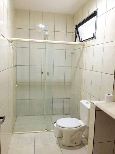 Ένα μπάνιο στο Hotel Comendador Express
