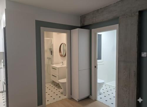 Koupelna v ubytování Apartamento enbata