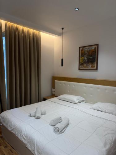 Postel nebo postele na pokoji v ubytování Blue Pines Villa