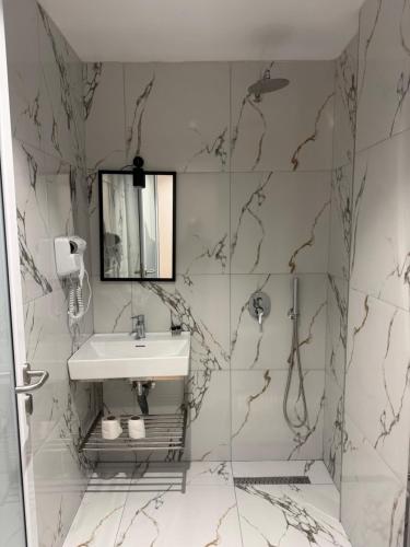 Koupelna v ubytování Blue Pines Villa