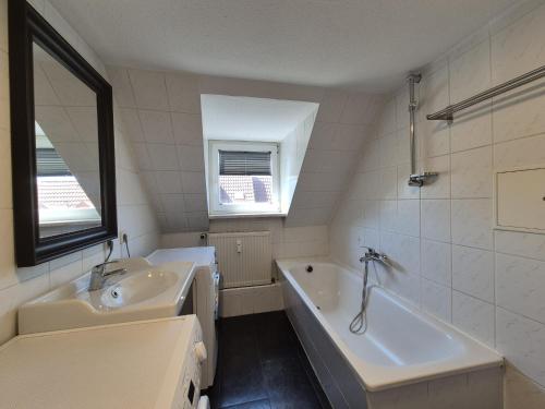 Koupelna v ubytování Mikra Homes24 in Meerane